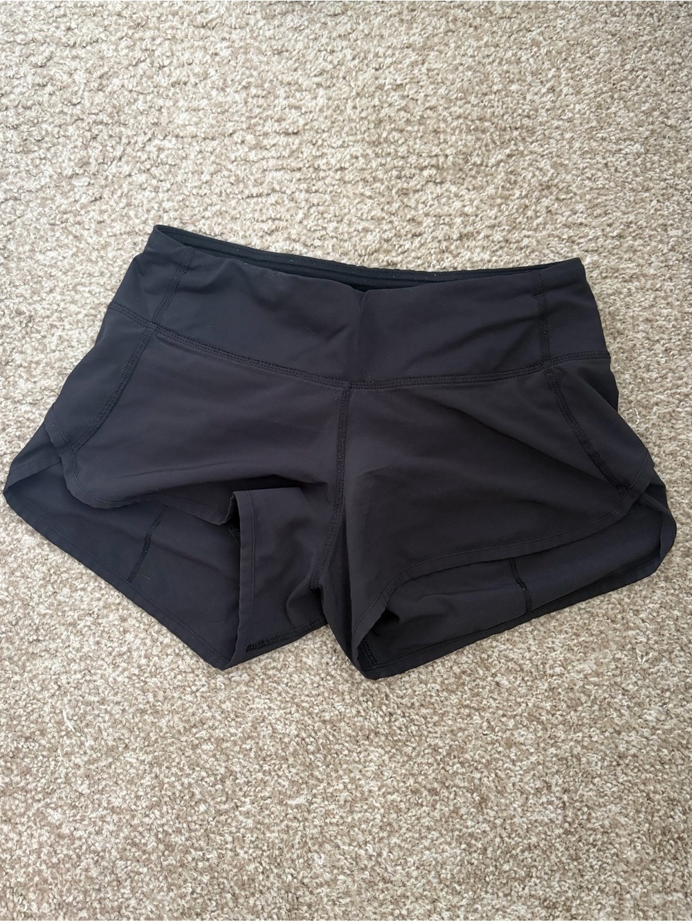 lululemon athletica Black Women's Performance Running Shorts